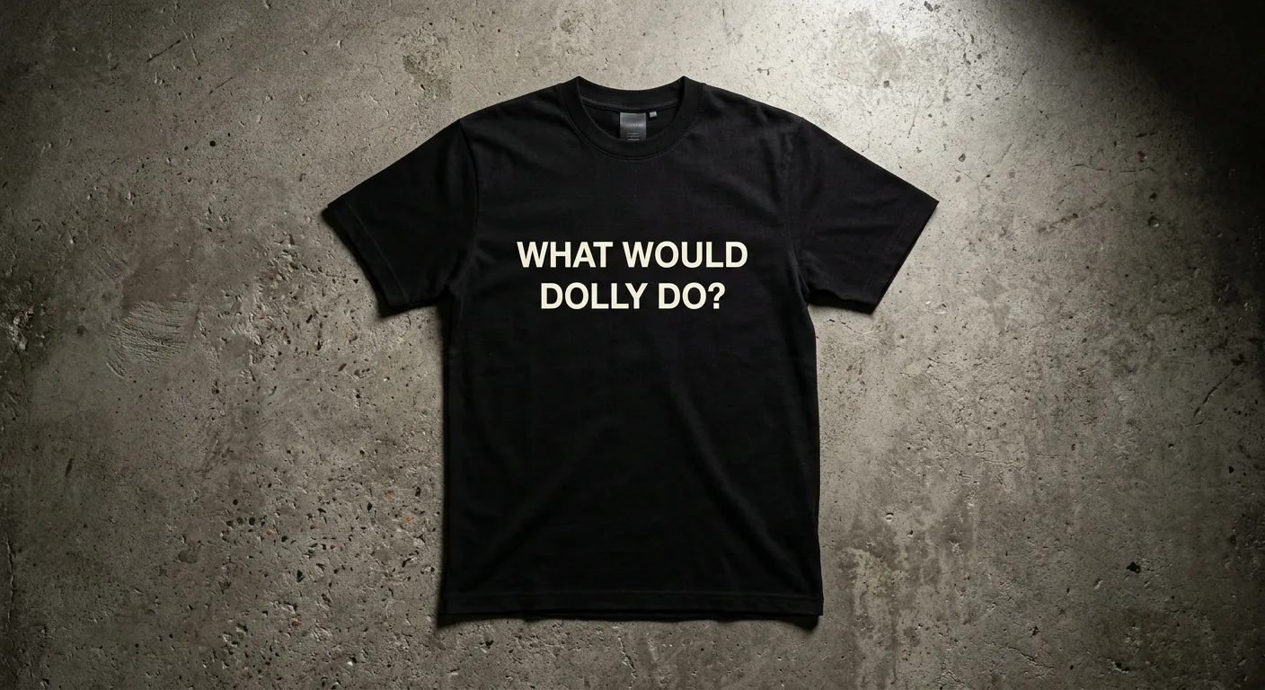 The Plain Dolly Tee — Black