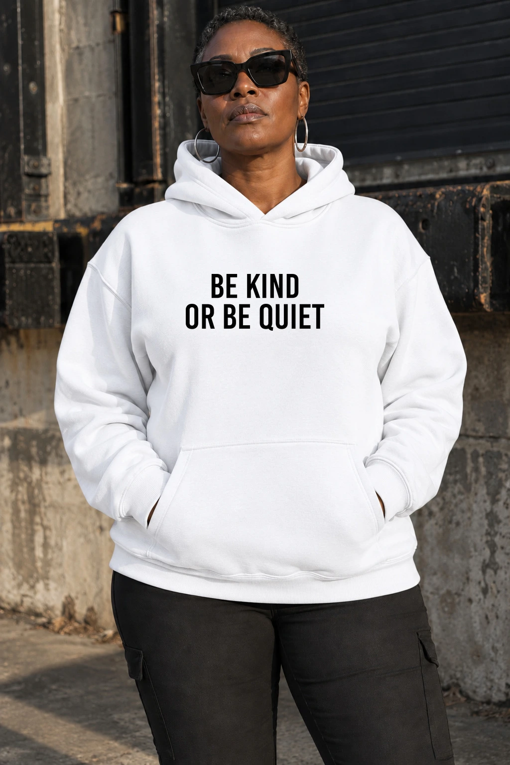 The Quiet Rule Hoodie — White