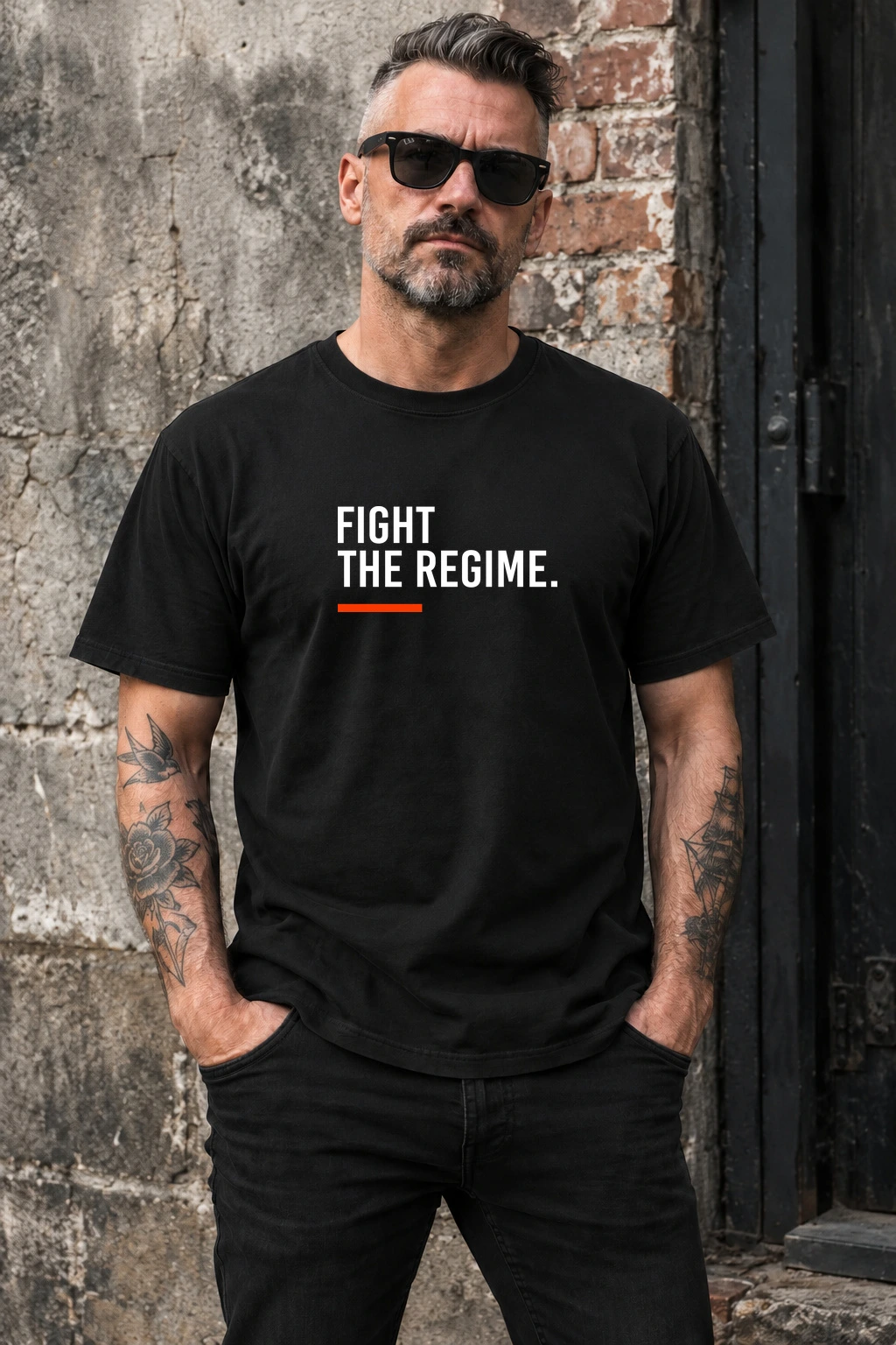 The Fight Tee — Black