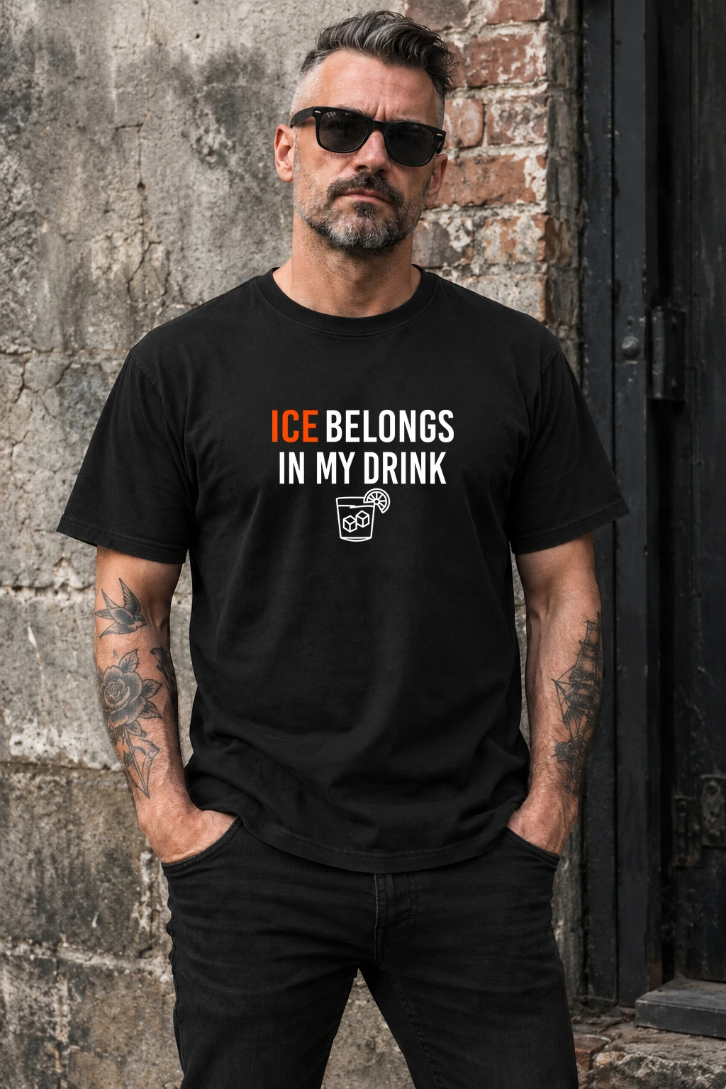 The On-The-Rocks Tee — Black