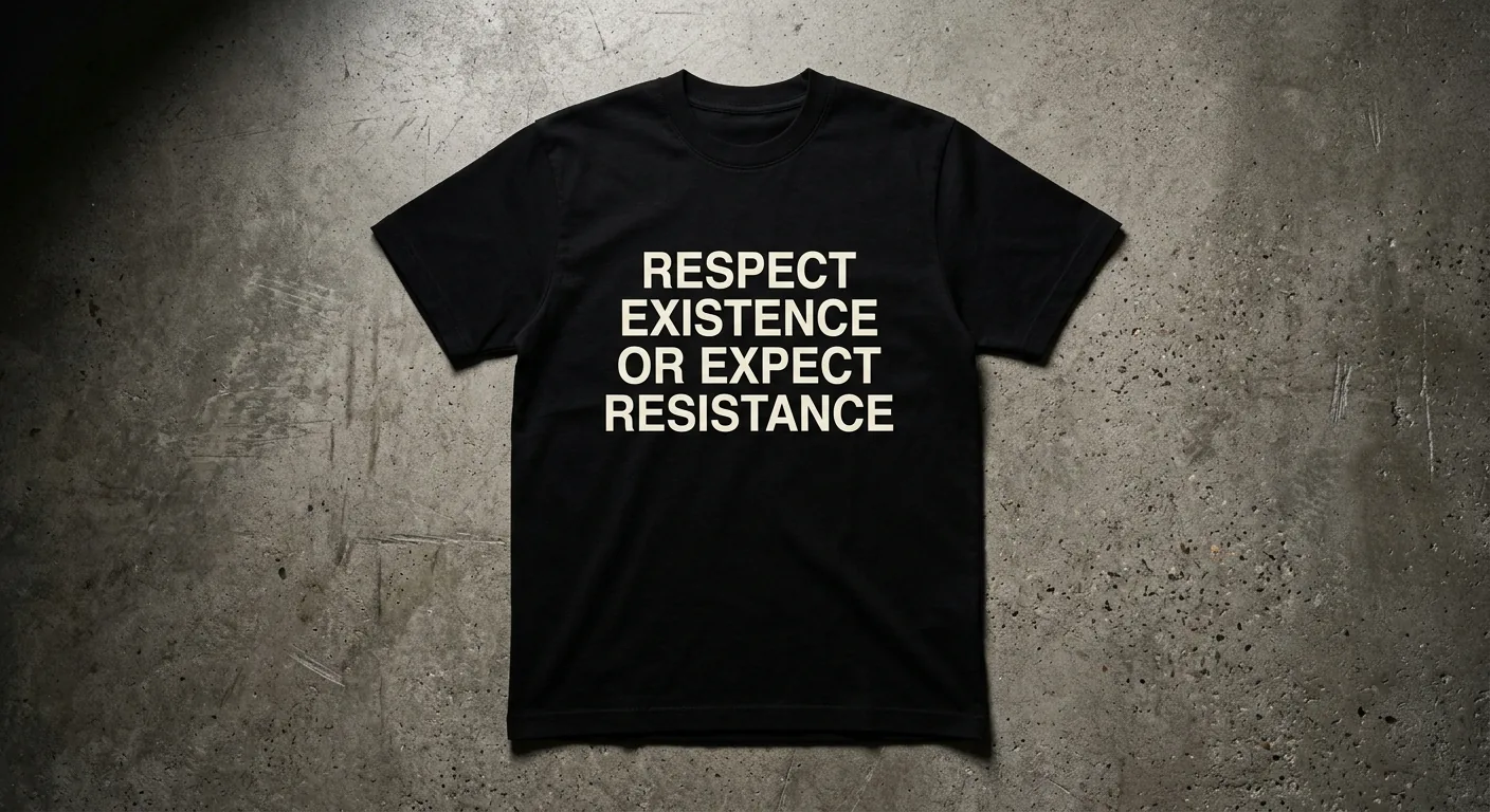 Existence Tee — Black